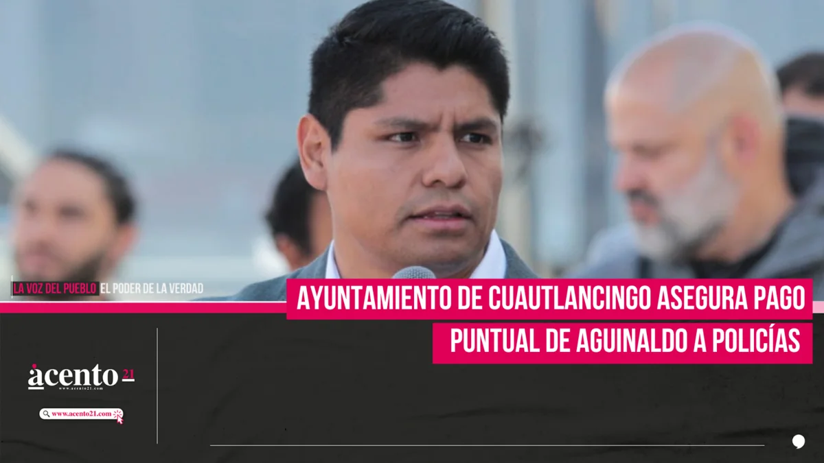 Ayuntamiento de Cuautlancingo asegura pago puntual de aguinaldo a policías