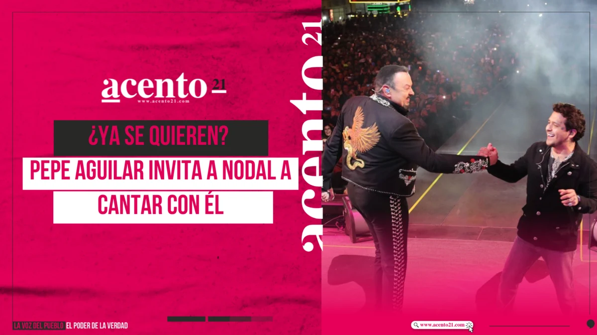 ¿Ya se quieren? Pepe Aguilar invita a Nodal a cantar con él