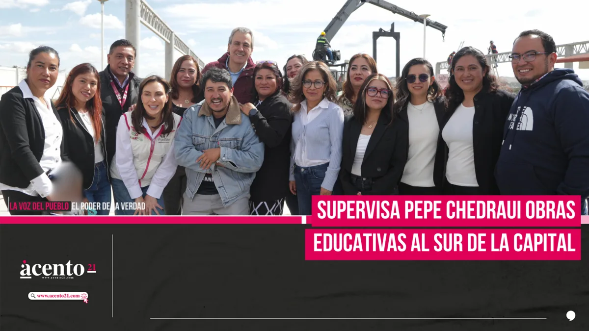 Supervisa Pepe Chedraui obras educativas al sur de la capital