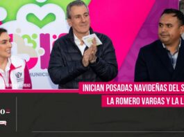 Inician posadas navideñas del SMDIF en la Romero Vargas y La Libertad