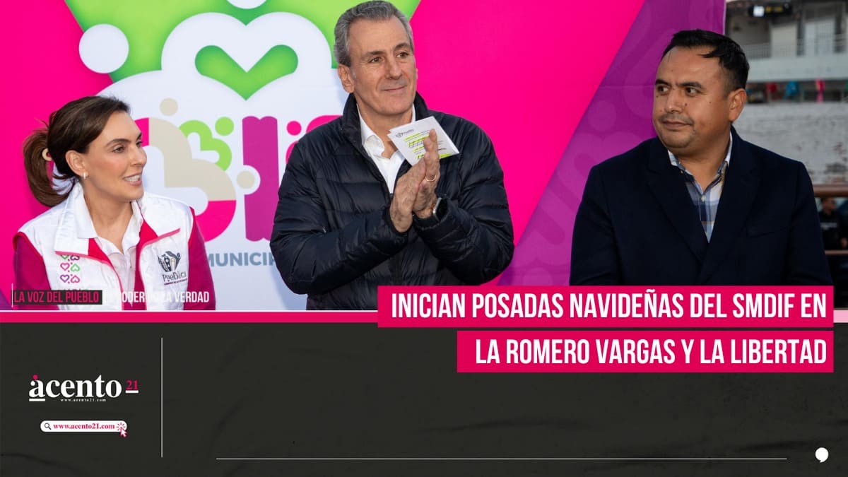 Inician posadas navideñas del SMDIF en la Romero Vargas y La Libertad