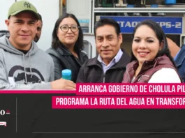 Arranca Gobierno de Cholula piloto del programa La Ruta del Agua en Transformación