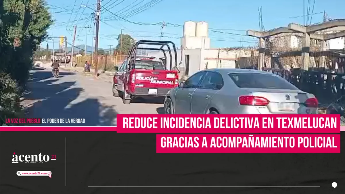 Reduce incidencia delictiva en Texmelucan gracias a acompañamiento policial