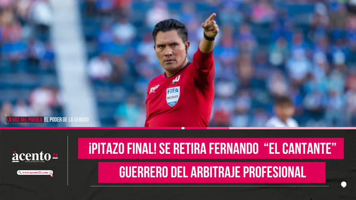 Se retira “El Cantante” Guerrero del arbitraje profesional