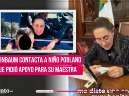 Claudia Sheinbaum contacta a niño poblano que pidió apoyo para su maestra