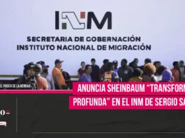 Anuncia Sheinbaum “transformación profunda” en el Instituto de Migración de Sergio Salomón