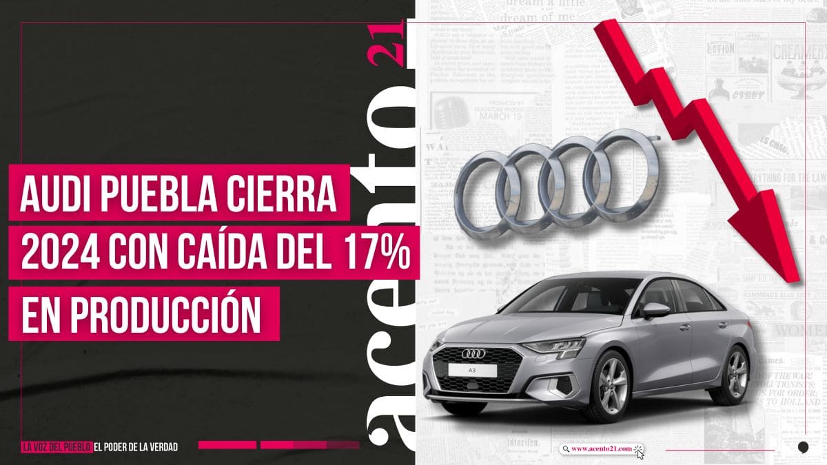 2024 negro para Audi Cae su producción más del 17%