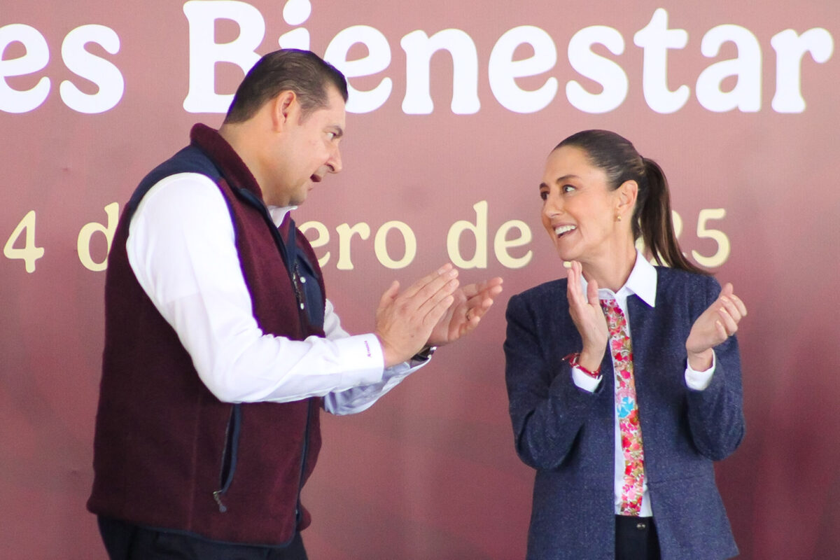 Asegura Claudia Sheinbaum que trabajará de la mano de Alejandro Armenta para mejorar Puebla