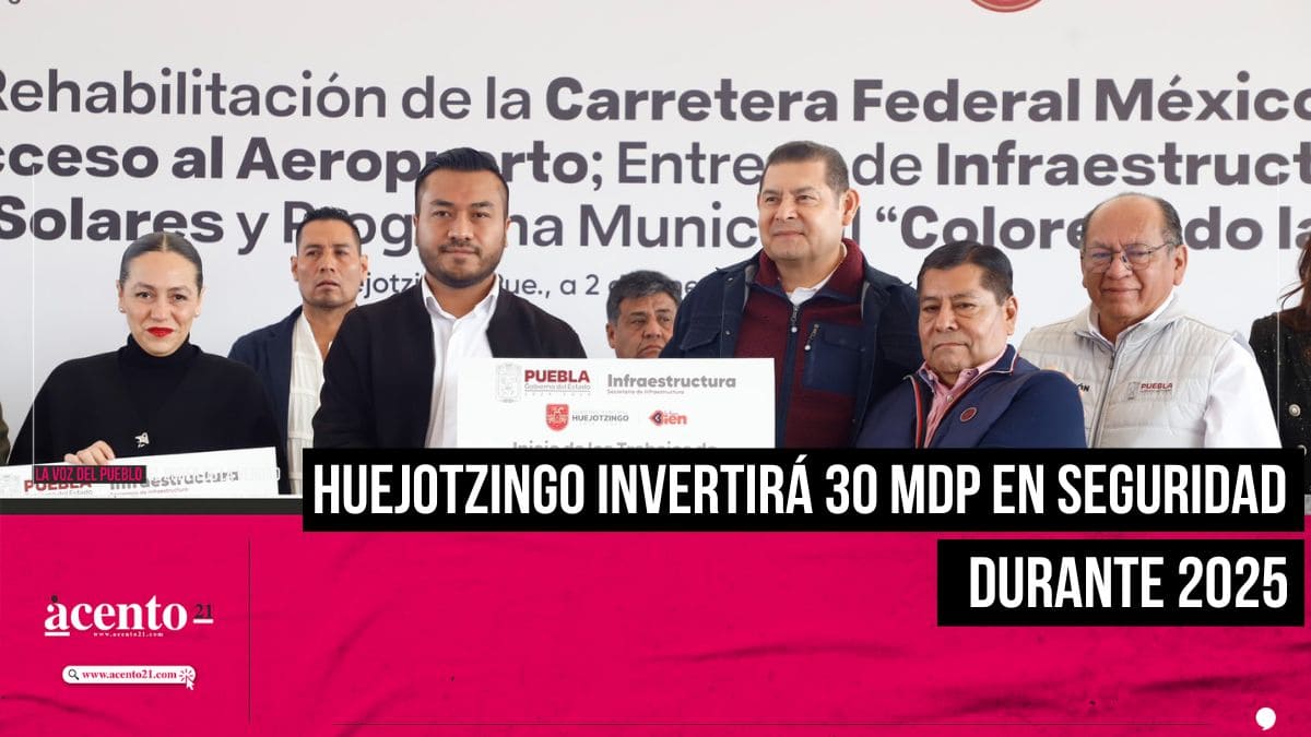 Ayuntamiento de Huejotzingo invertirá 30 mdp en seguridad durante primer trimestre de 2025