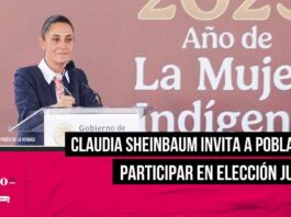 Claudia Sheinbaum niega autoritarismo e invita a poblanos a participar en elección de magistrados y ministros