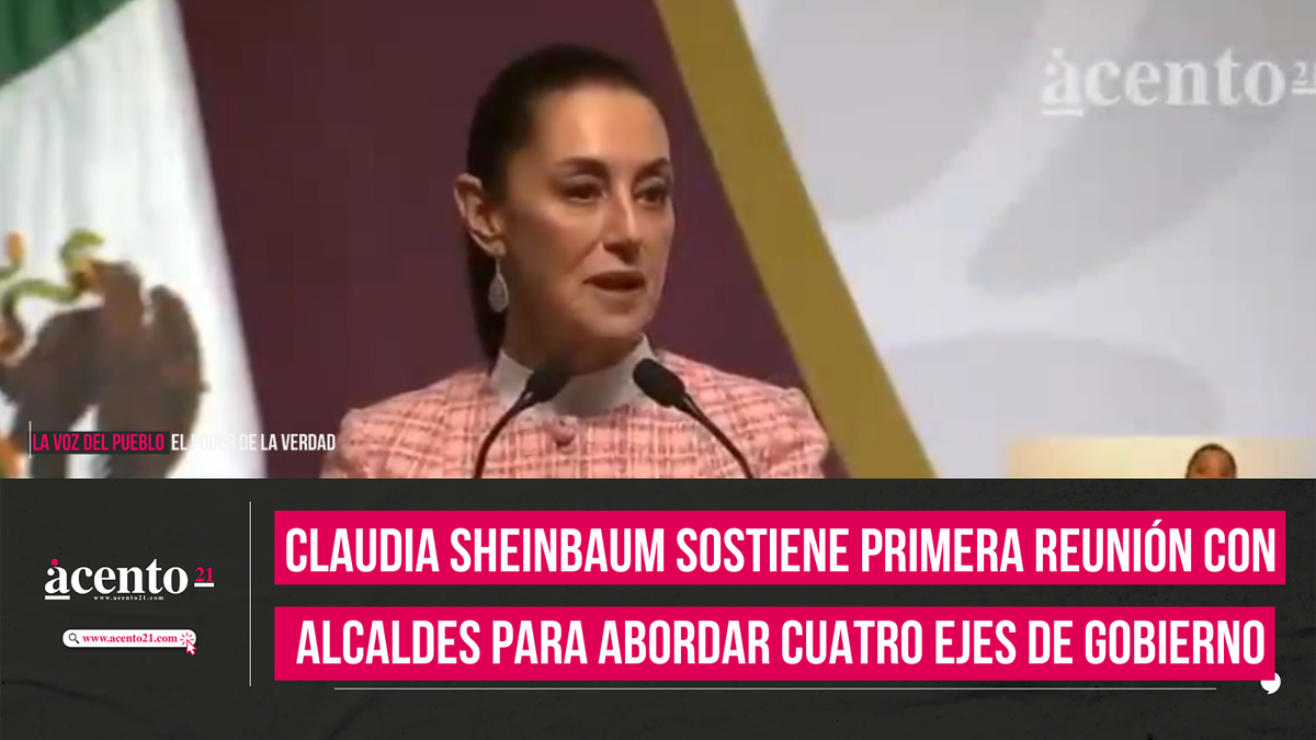 Claudia Sheinbaum sostiene primera