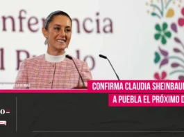 Confirma Claudia Sheinbaum visita a Puebla el próximo domingo