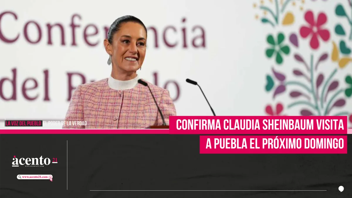 Confirma Claudia Sheinbaum visita a Puebla el próximo domingo