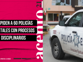 Despiden a 60 policías estatales