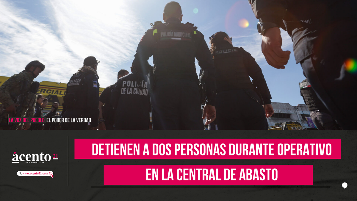 Detienen a dos personas