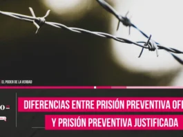 Diferencias entre prisión preventiva