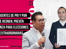 Dirigentes de PRI y PAN