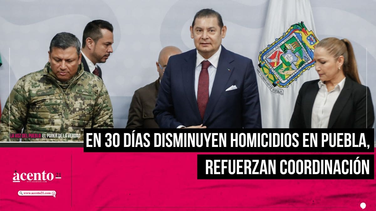 En 30 días disminuyen homicidios en Puebla