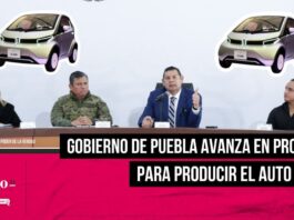 Federación y gobierno de Puebla inician reuniones para producción del auto Olinia