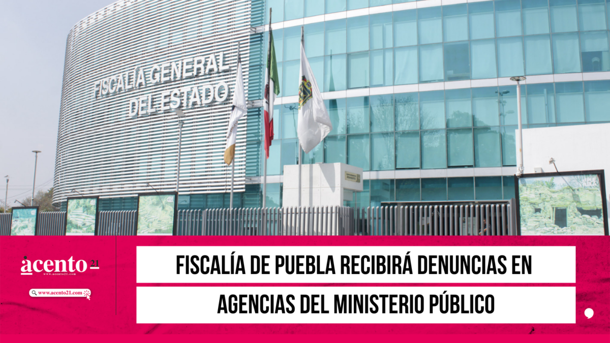 Fiscalía de Puebla recibirá