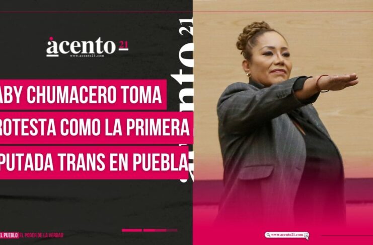 Gaby Chumacero hace historia como la primera diputada trans del Congreso de Puebla