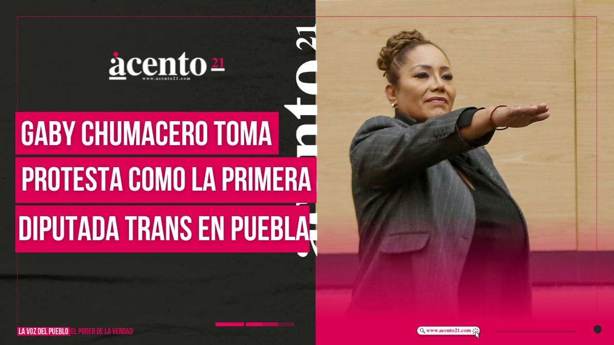 Gaby Chumacero hace historia como la primera diputada trans del Congreso de Puebla