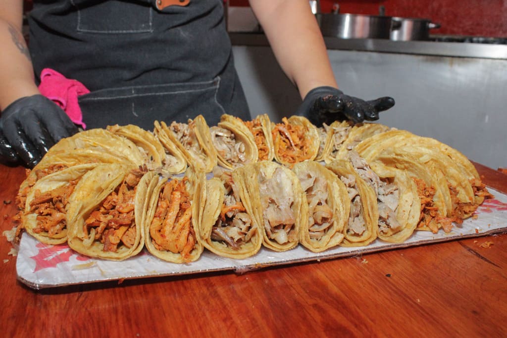 Esta es la deliciosa rosca de reyes hecha de tacos que encontrarás en Puebla