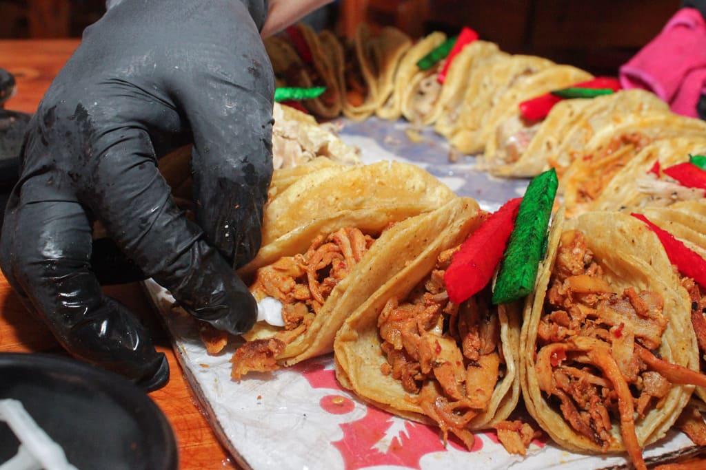 Esta es la deliciosa rosca de reyes hecha de tacos que encontrarás en Puebla