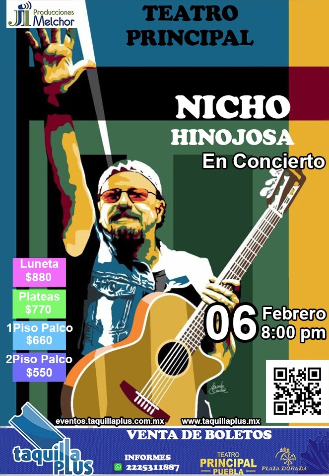 Concierto de Nicho Hinojosa en Puebla; fecha y costos del concierto