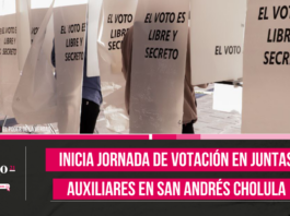 Inicia jornada de votación en Puebla