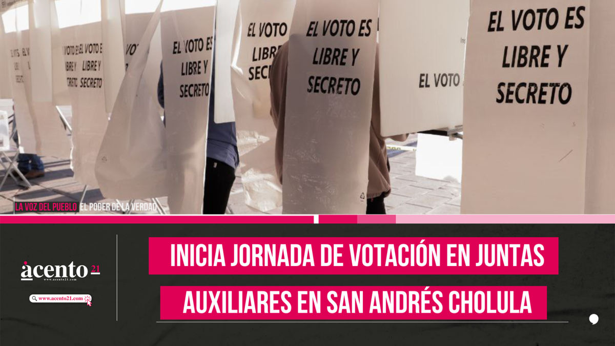 Inicia jornada de votación en Puebla