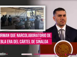 Harfuch confirma que narcolaboratorio de Puebla era del Cártel de Sinaloa