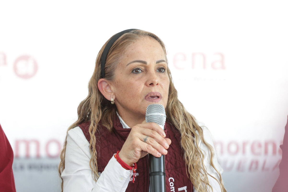 Olga Romero atribuye a la “grilla” rumores sobre su salida de Morena; descarta dejar la dirigencia estatal
