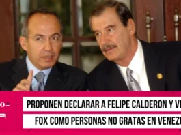 Proponen declarar a Felipe Calderon