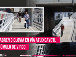 Reabren ciclovía en vía Atlixcayotl y Cúmulo de Virgo