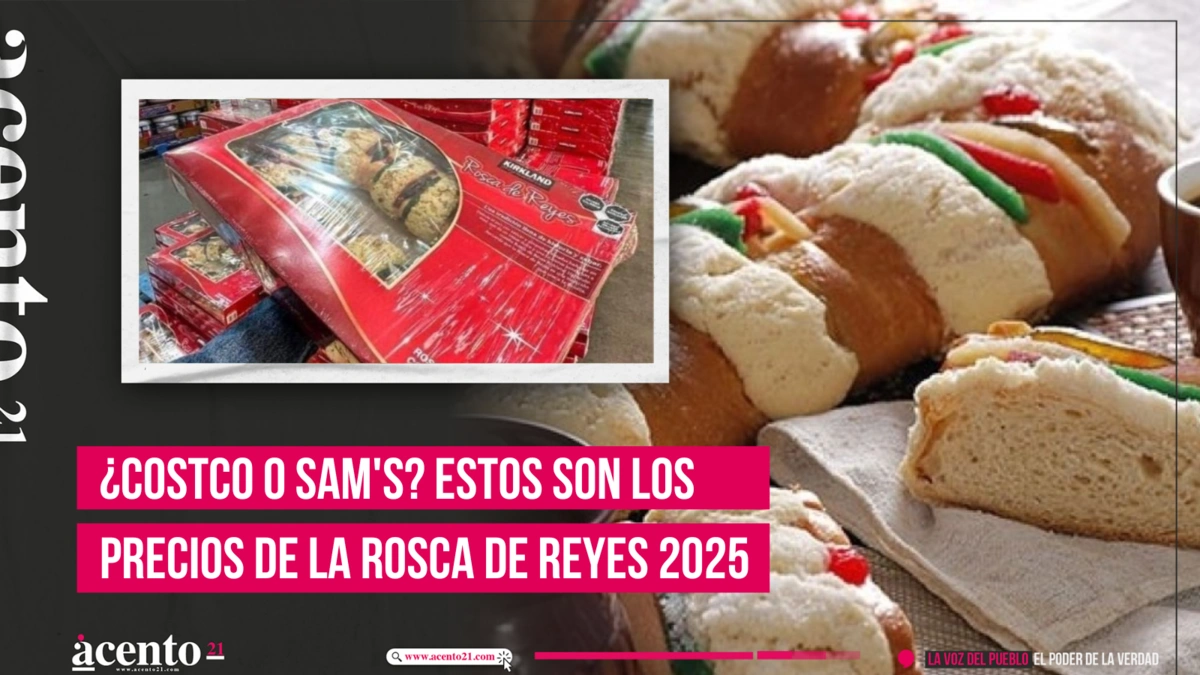 ¿Costco o Sam's? Estos son los precios de la Rosca de Reyes 2025