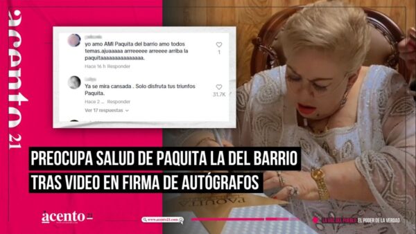 Salud de Paquita la del Barrio preocupa a fans “Ya se mira cansada”