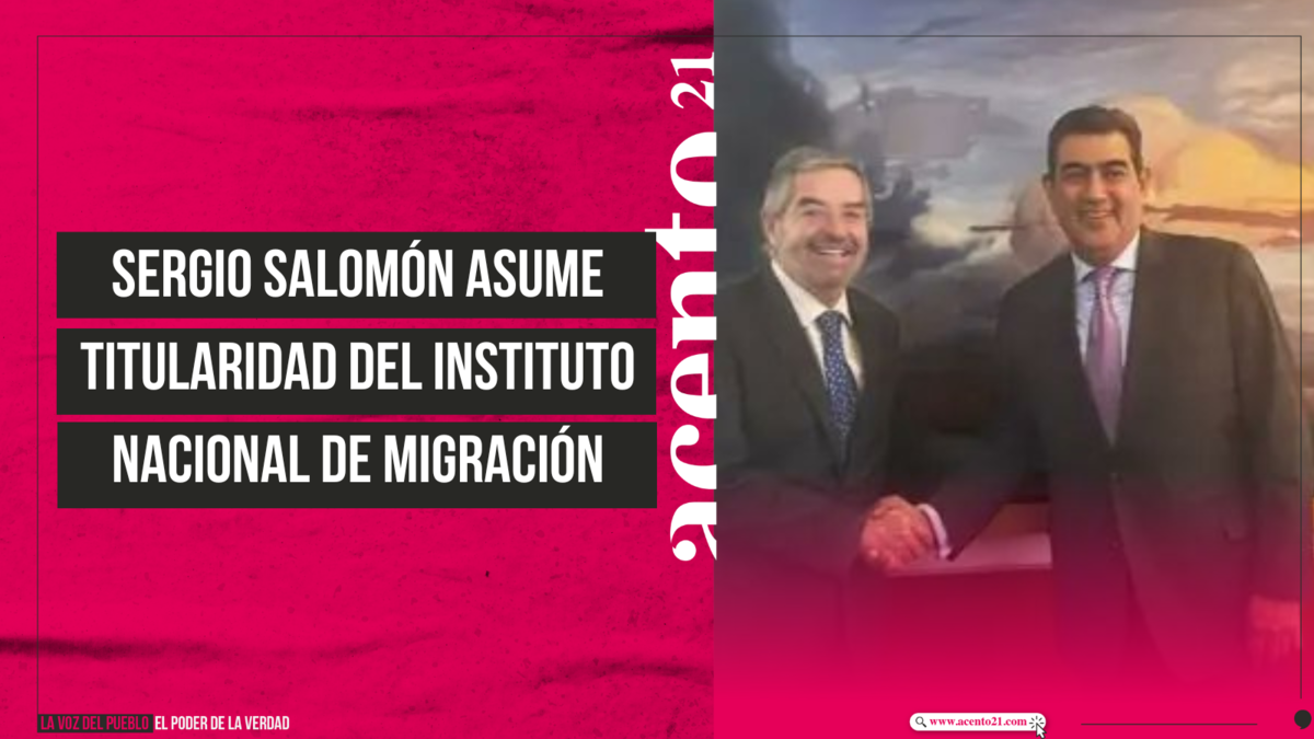 Sergio Salomón asume titularidad