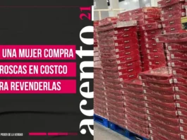 Una mujer compra 800 roscas