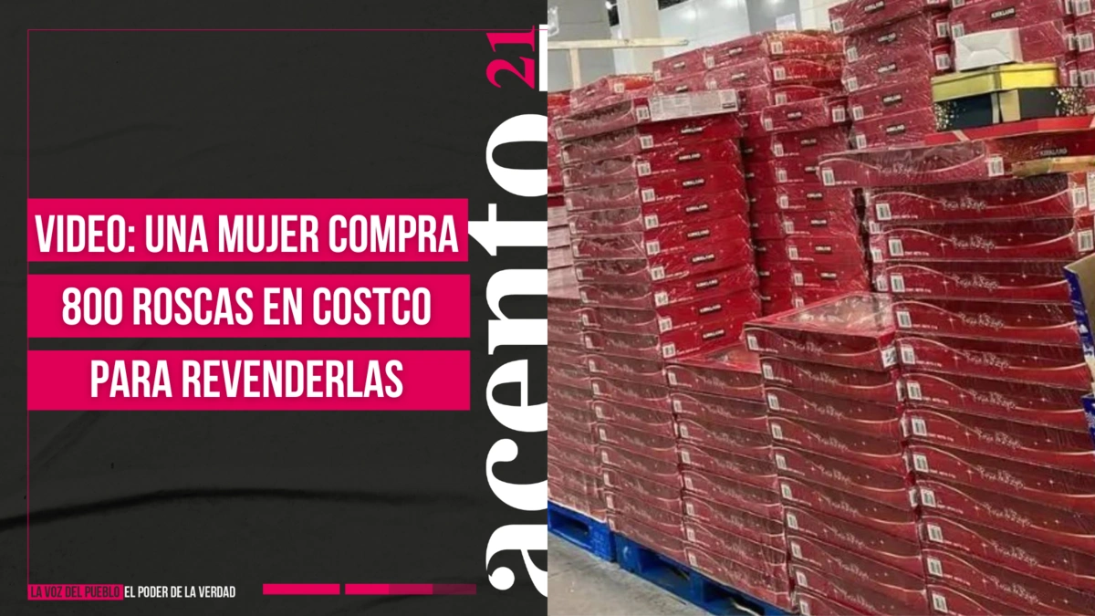 Una mujer compra 800 roscas