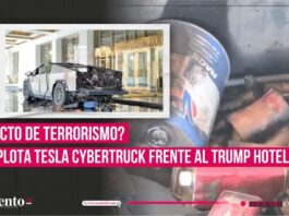 VIDEO Explota un Tesla Cybertruck enfrente de Torre de Trump