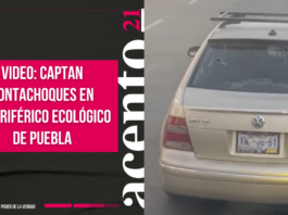 VIDEO captan montachoques