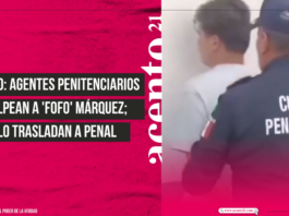 Agentes penitenciarios golpean a 'Fofo' Márquez