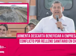 Armenta descarta beneficiar a empresarios en conflicto por relleno sanitario en Cholula