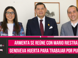 Armenta se reúne con Mario Riestra