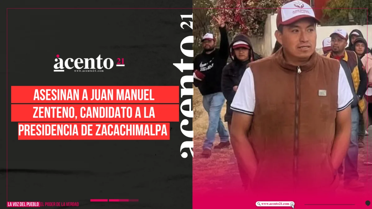 Asesinan a Juan Manuel Zenteno, candidato a la presidencia de San Pedro Zacachimalpa