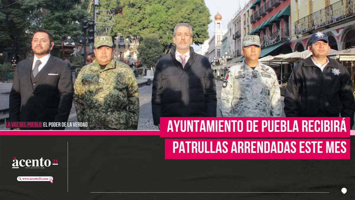 Ayuntamiento de Puebla recibirá patrullas arrendadas este mes