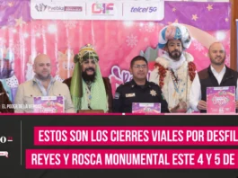 cierres viales por Desfile de Reyes