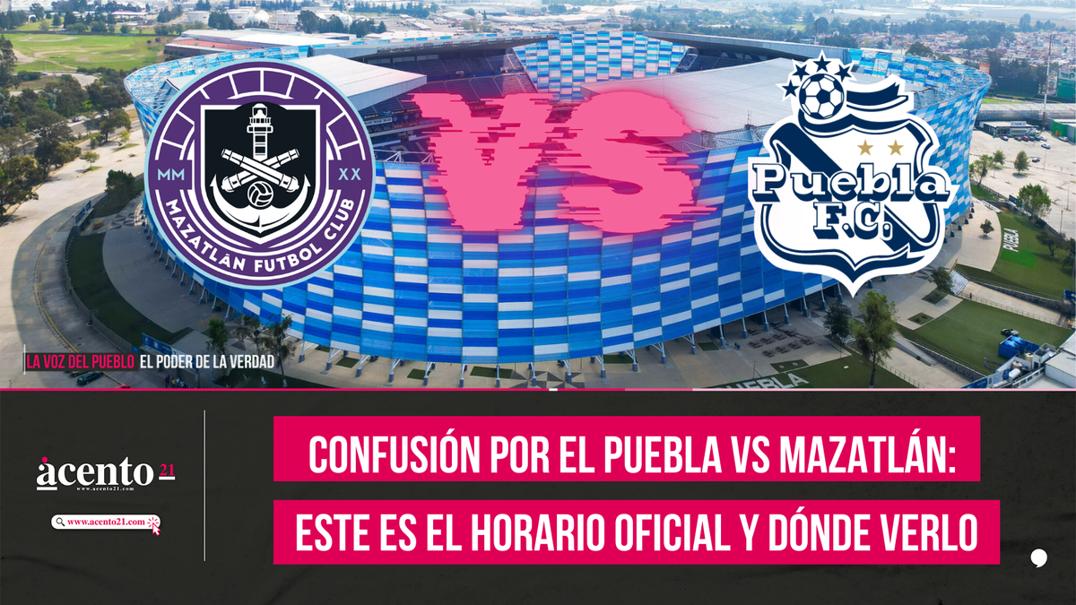 Confusión por el Puebla vs Mazatlán