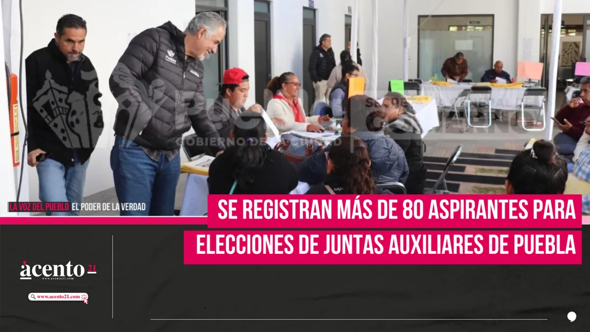 Se registran más de 80 aspirantes para elecciones de juntas auxiliares de Puebla